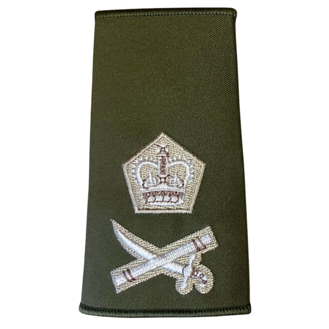 Rank Slide REME with Queens Crown (Olive)