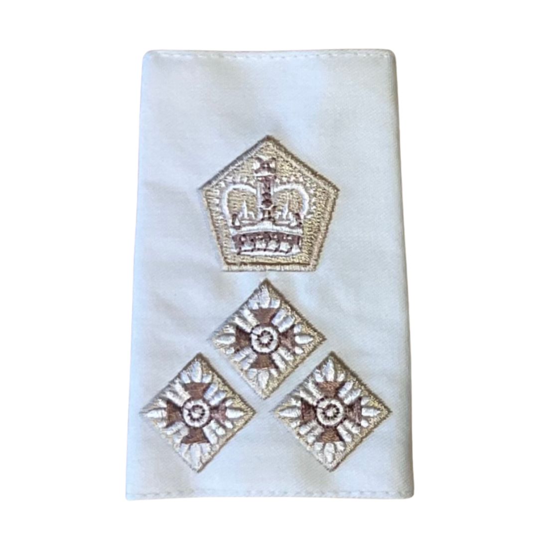 Rank Slide REME with Queens Crown (Parchment)