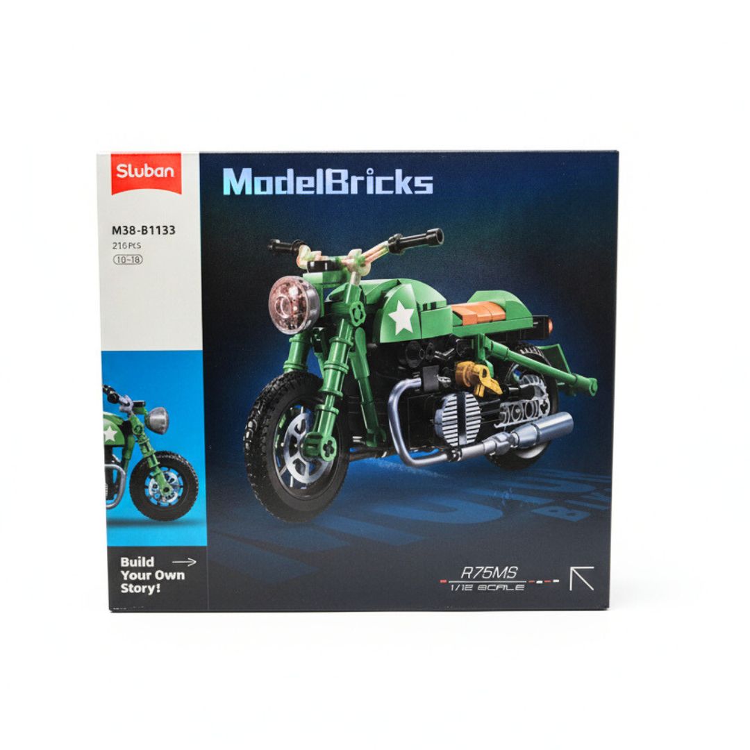 Sluban R75MS Military Motorcycle (B1133)