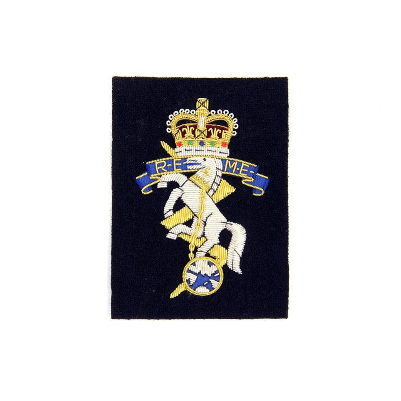 REME QC Blazer Badge Gold Wired