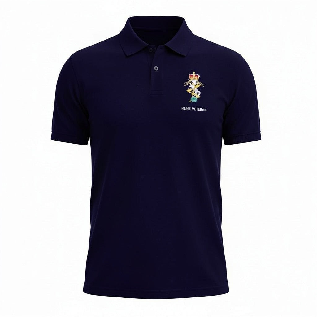 REME Veteran Polo Shirt - Navy