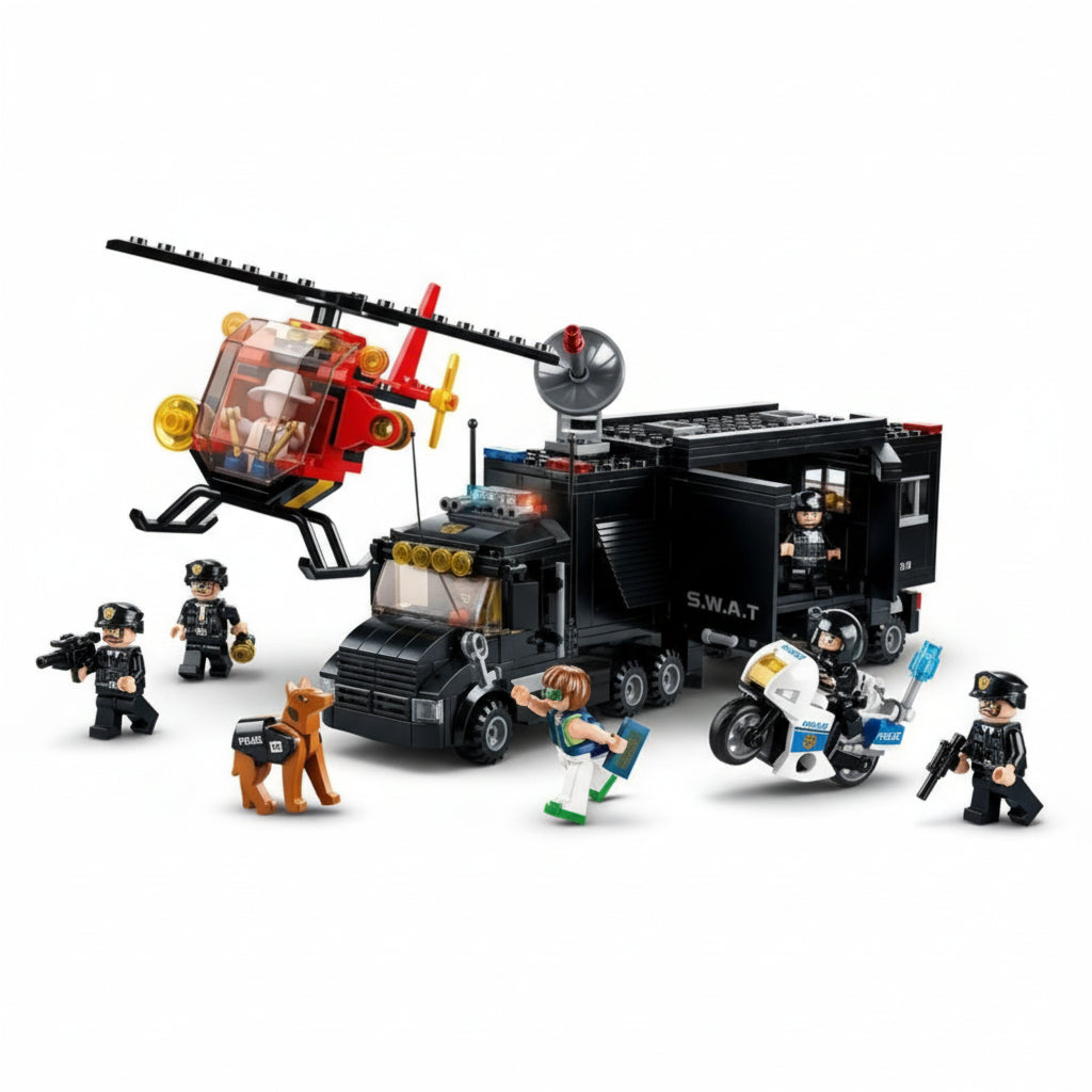 Sluban Police Swat Van (B0659)