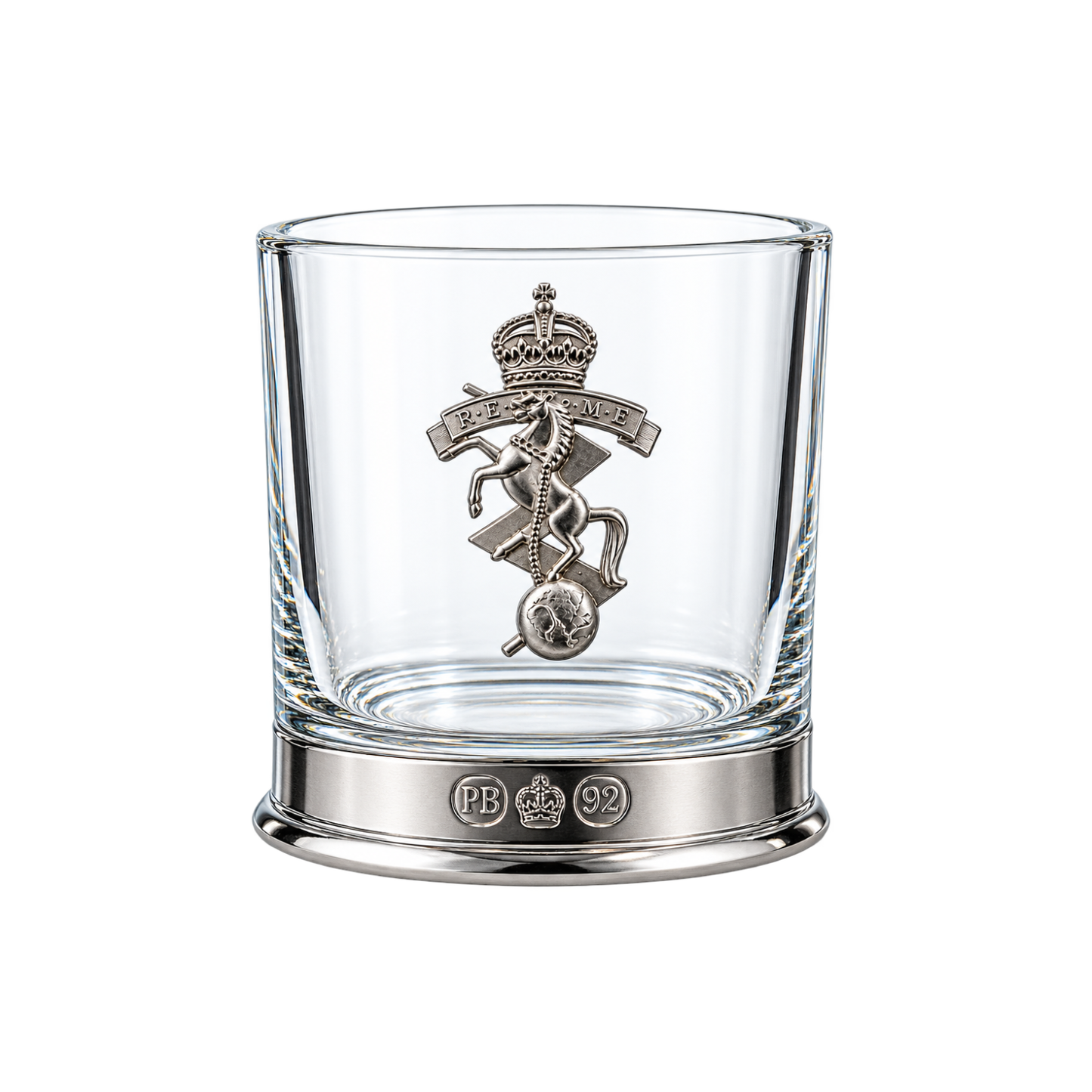 REME Pewter Whiskey Glass
