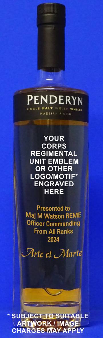 REME Bluebell Penderyn Whisky - Personalise