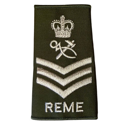 Rank Slide REME with Queens Crown (Olive)