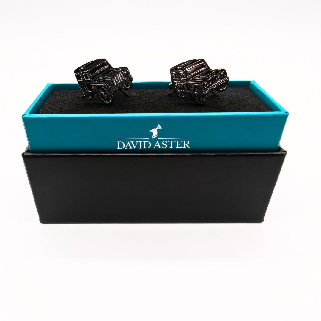 Grey Land Rover Cufflink Set