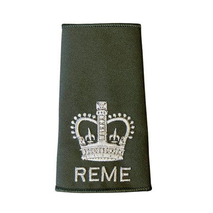 Rank Slide REME with Queens Crown (Olive)