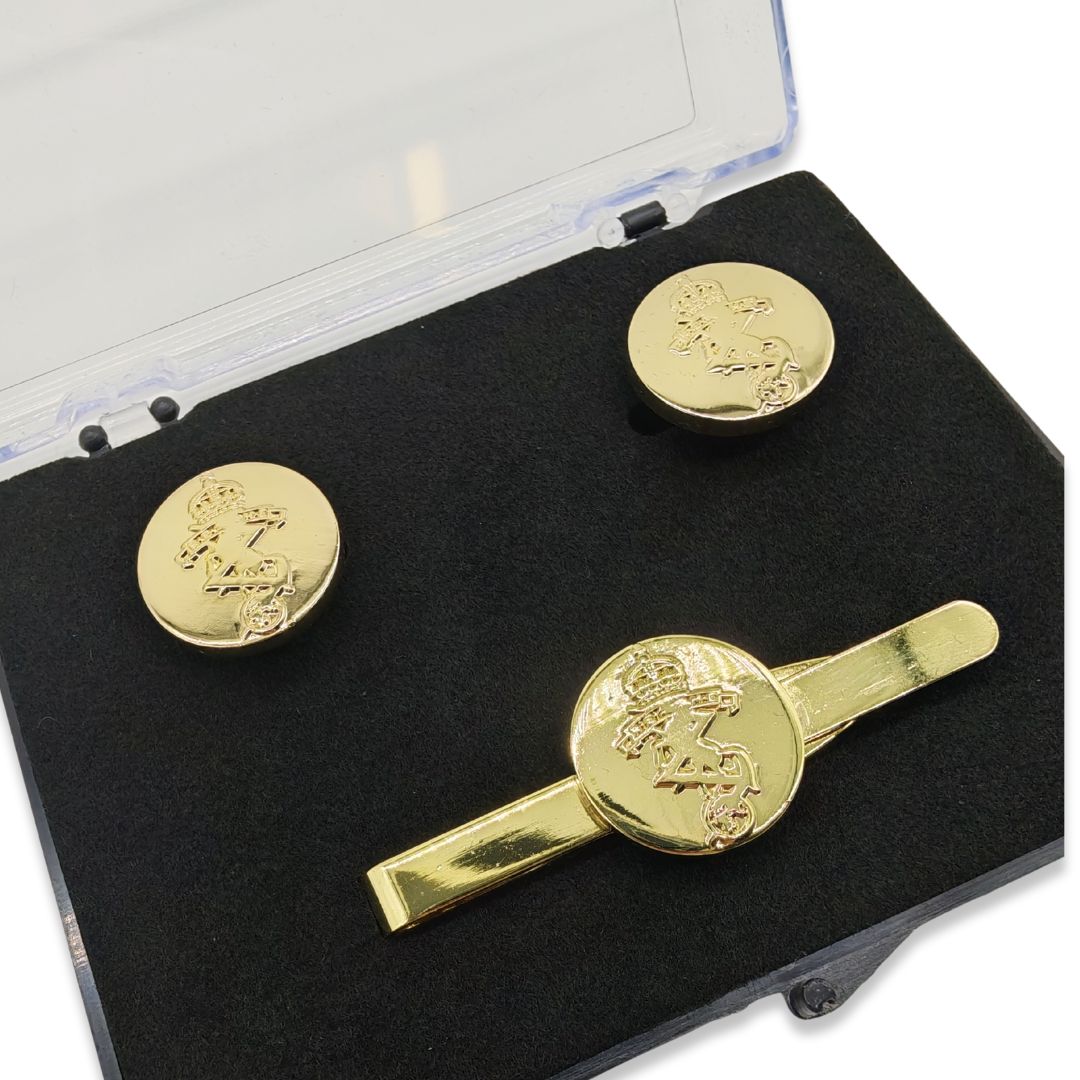 REME Cufflinks & Tie Slide