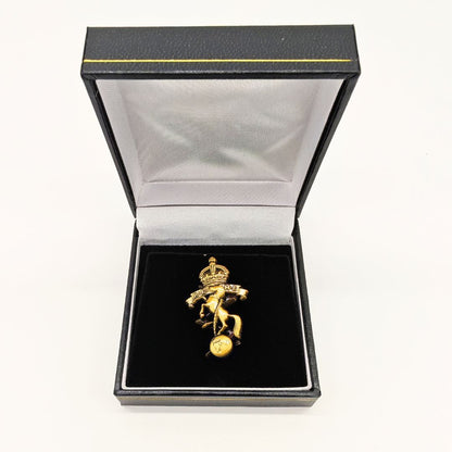 REME Antique Finish Brooches