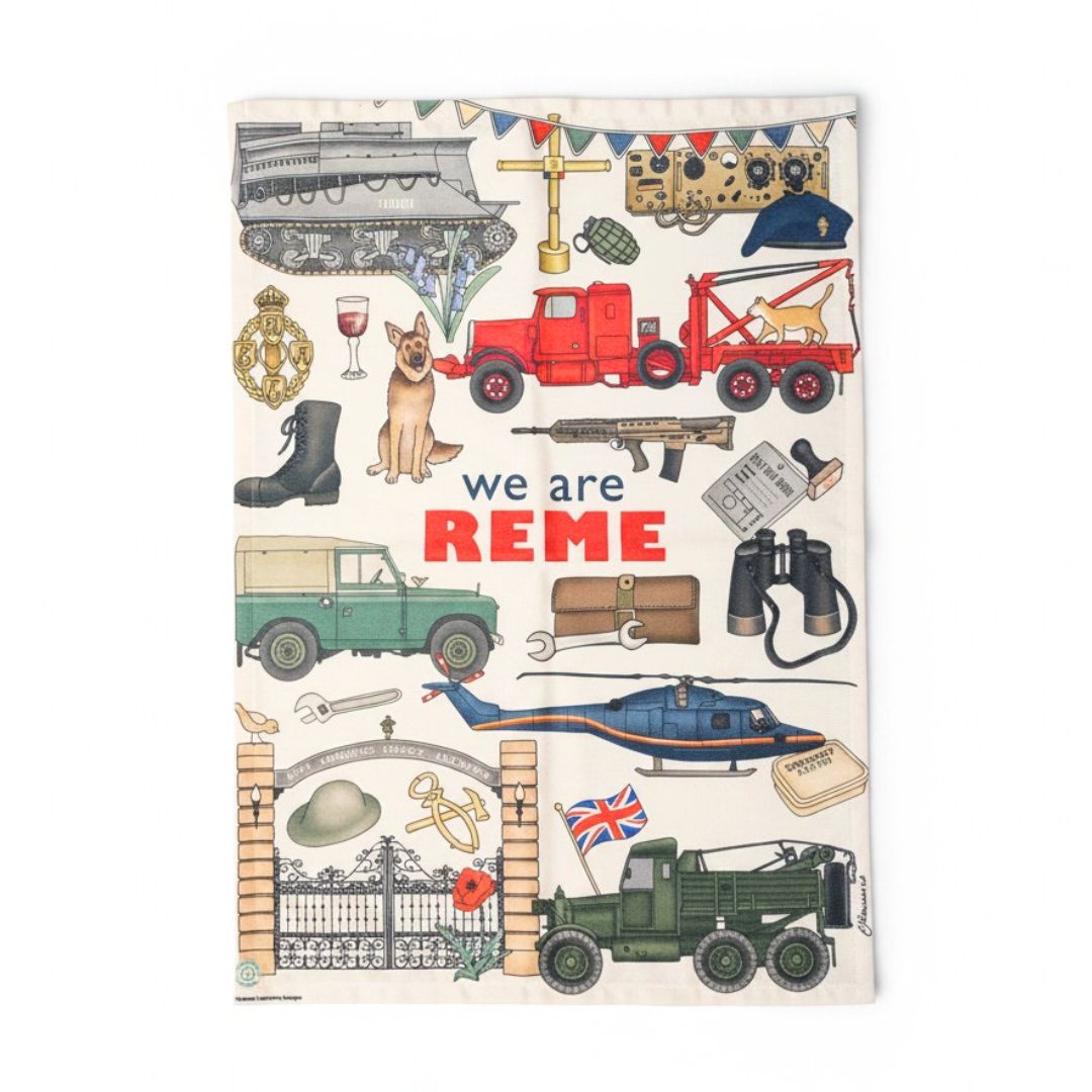 REME Tea towel