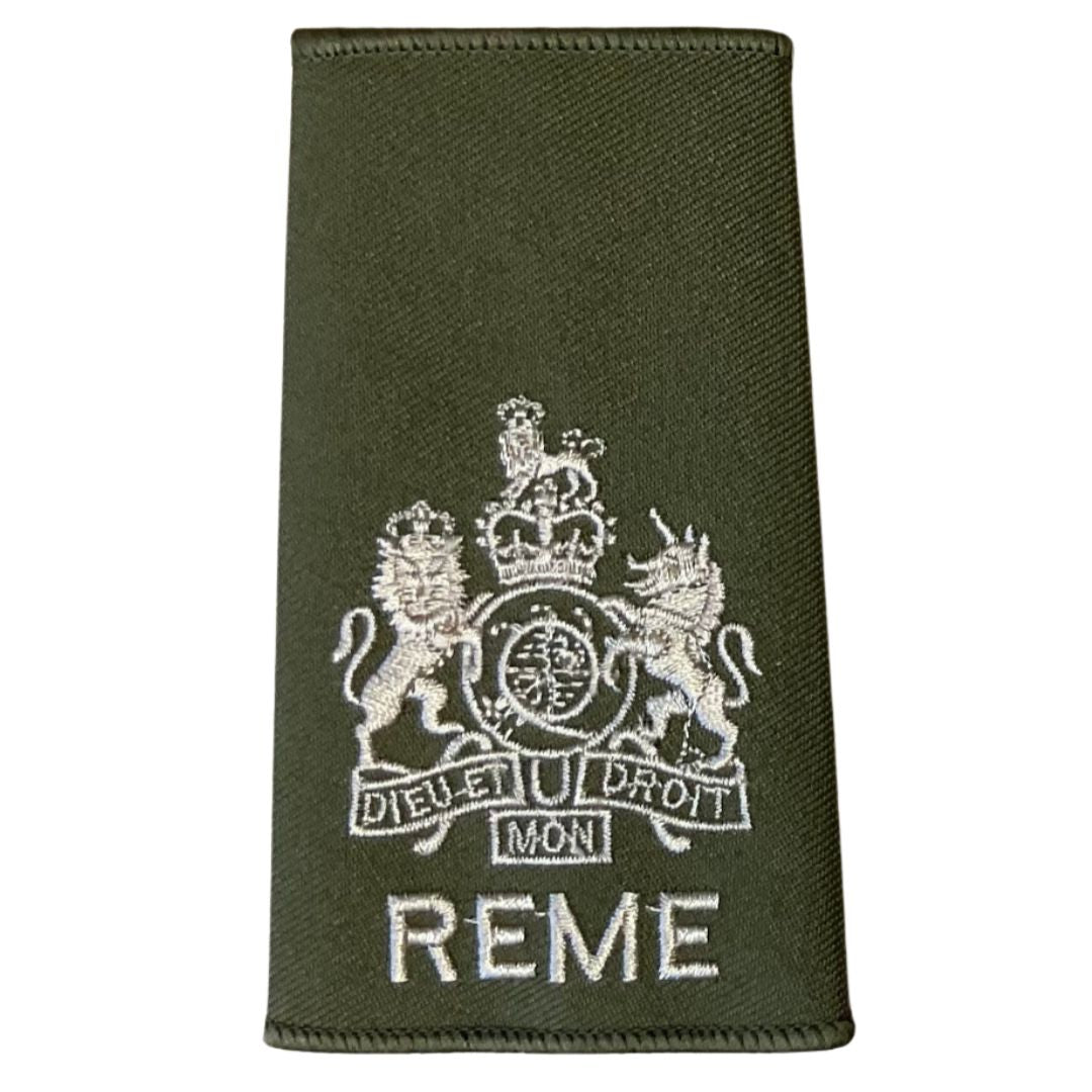 Rank Slide REME with Queens Crown (Olive)