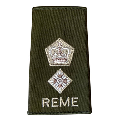 Rank Slide REME with Queens Crown (Olive)