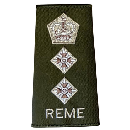 Rank Slide REME with Queens Crown (Olive)