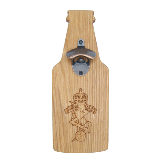 REME Carved Bottle Opener