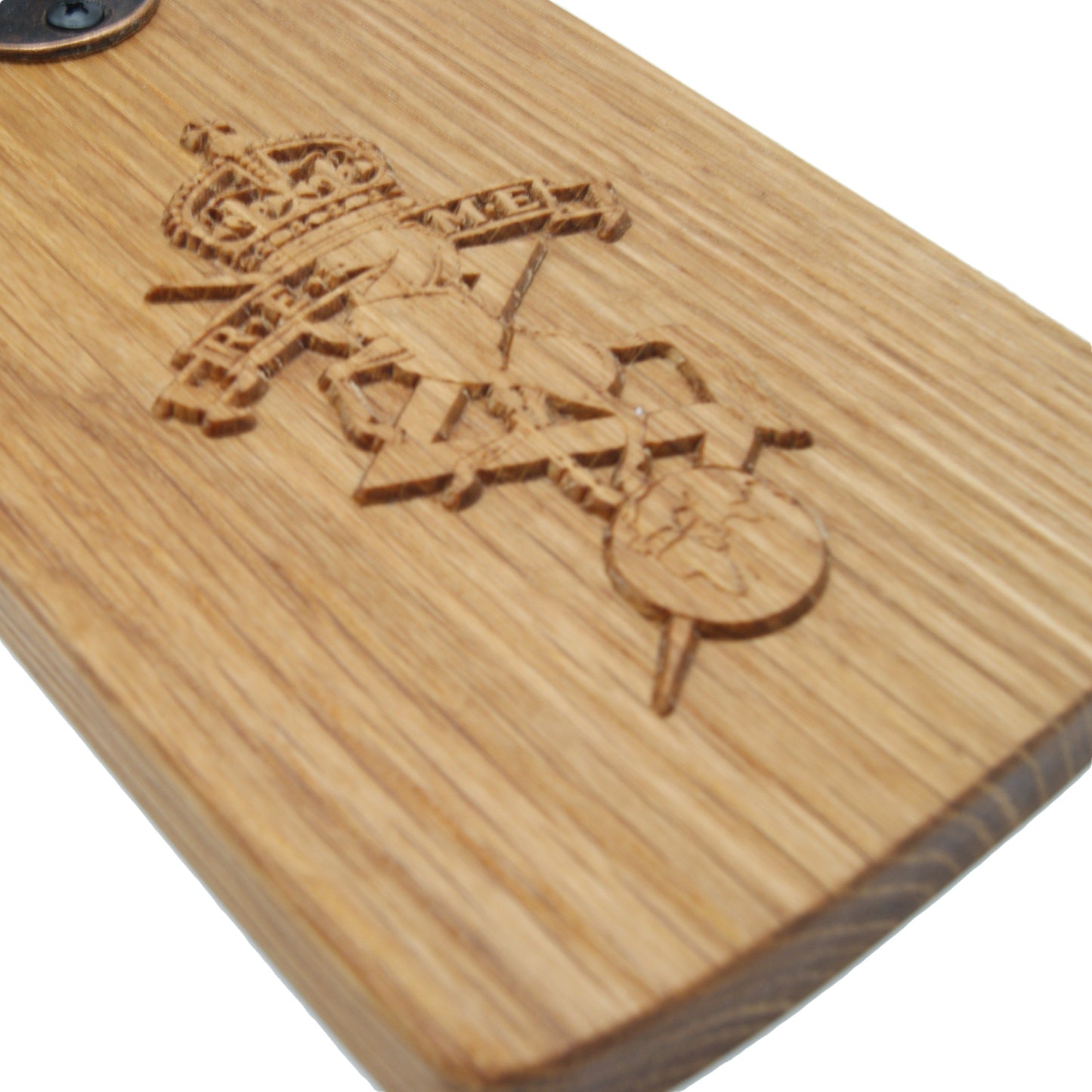 REME Carved Bottle Opener