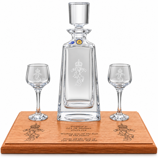 REME Boston Decanter and 2 Port Glasses
