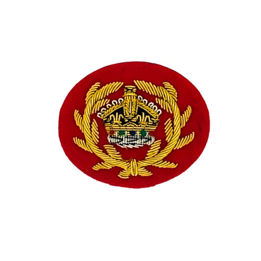 AQMS & RQMS WO2 Crown Mess Kit Badge