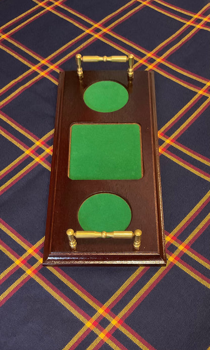 Wooden Serving Tray For A Whisky or Brandy Set