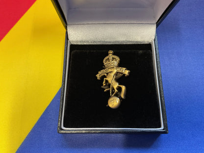 REME Antique Finish Brooches