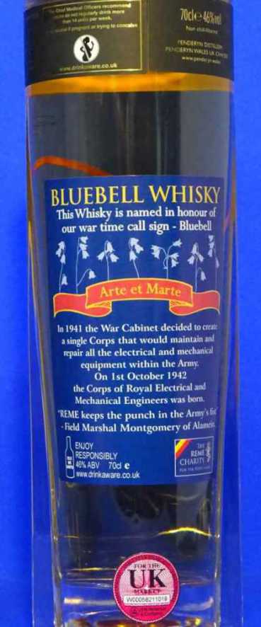 REME Bluebell Penderyn Whisky - Personalise