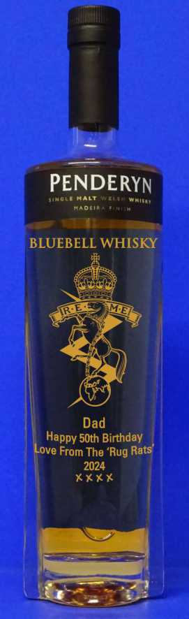 REME Bluebell Penderyn Whisky - Personalise