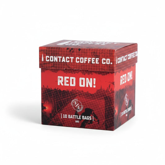 Contact Coffee Bags- Red On!
