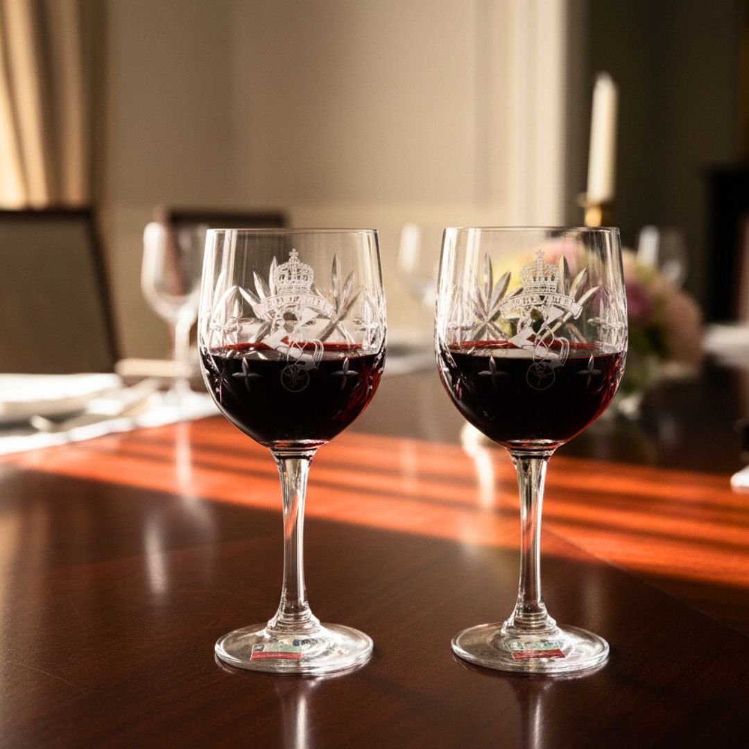 REME Lead Crystal Wine Goblets (Pair)