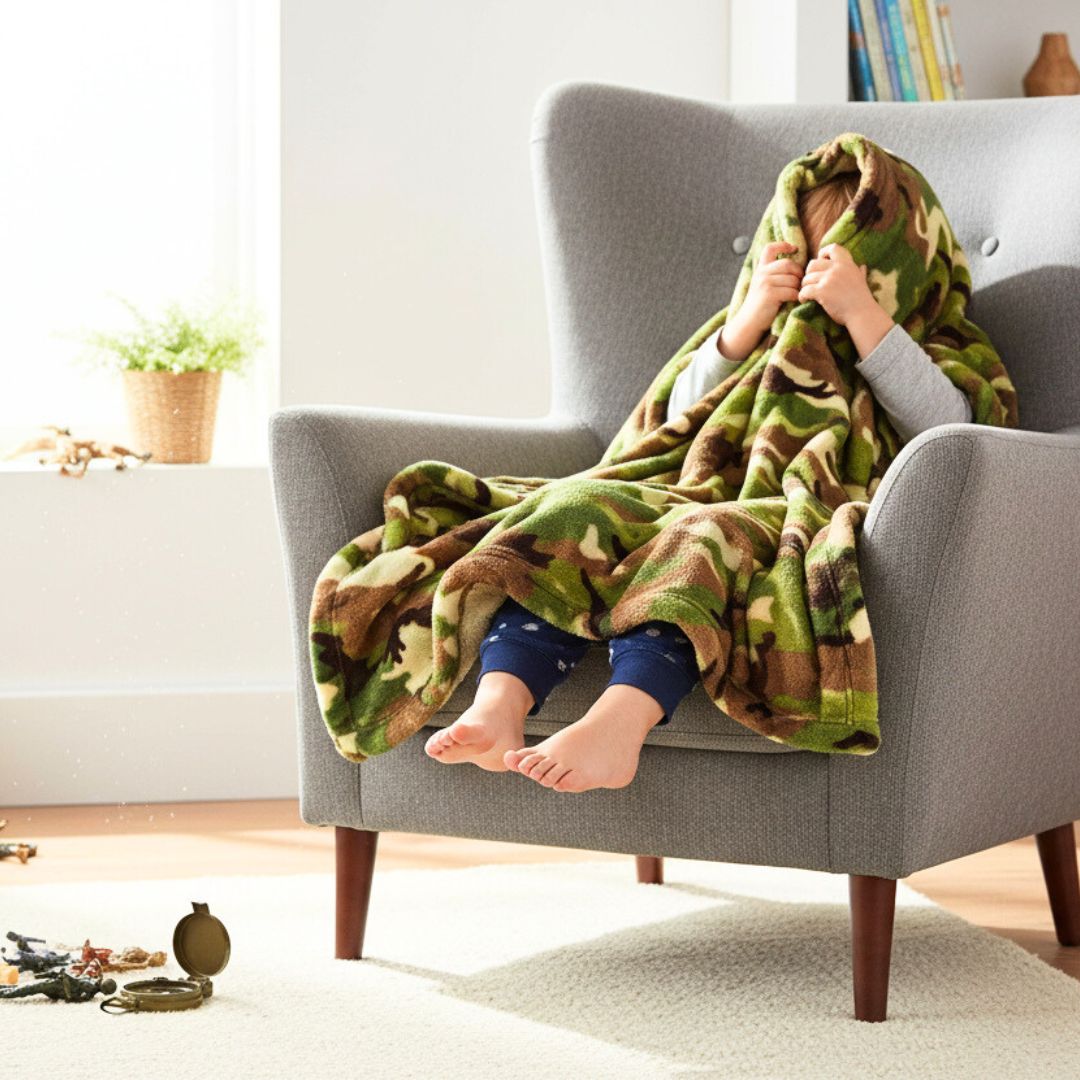 Children's Camo Blanket