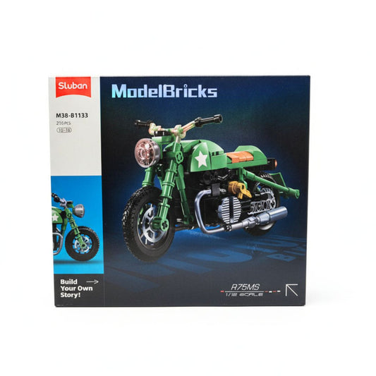 Sluban R75MS Military Motorcycle (B1133)