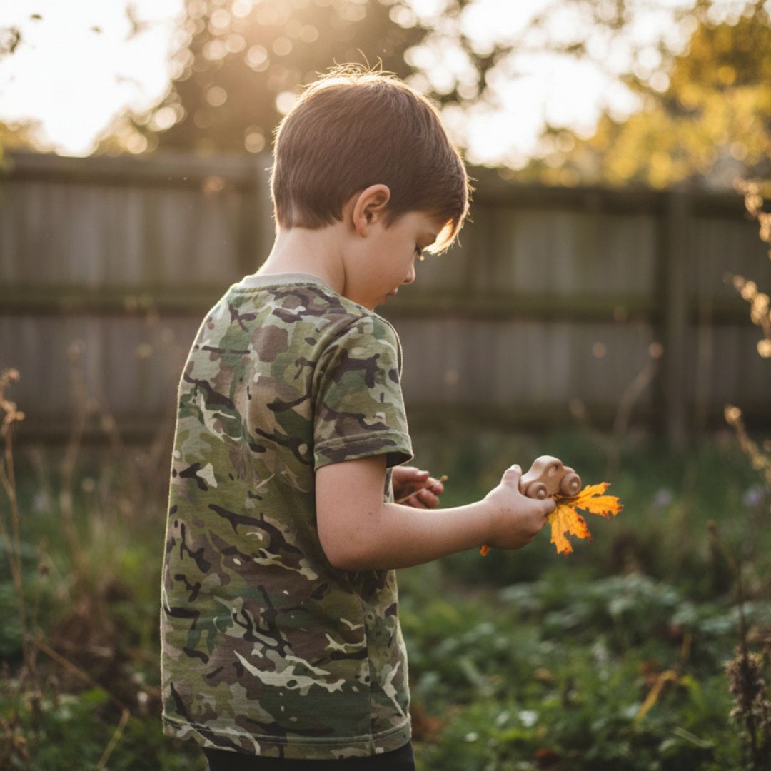 Children's Camo Print T-shirt
