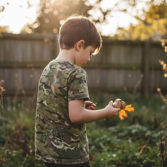 Children's Camo Print T-shirt