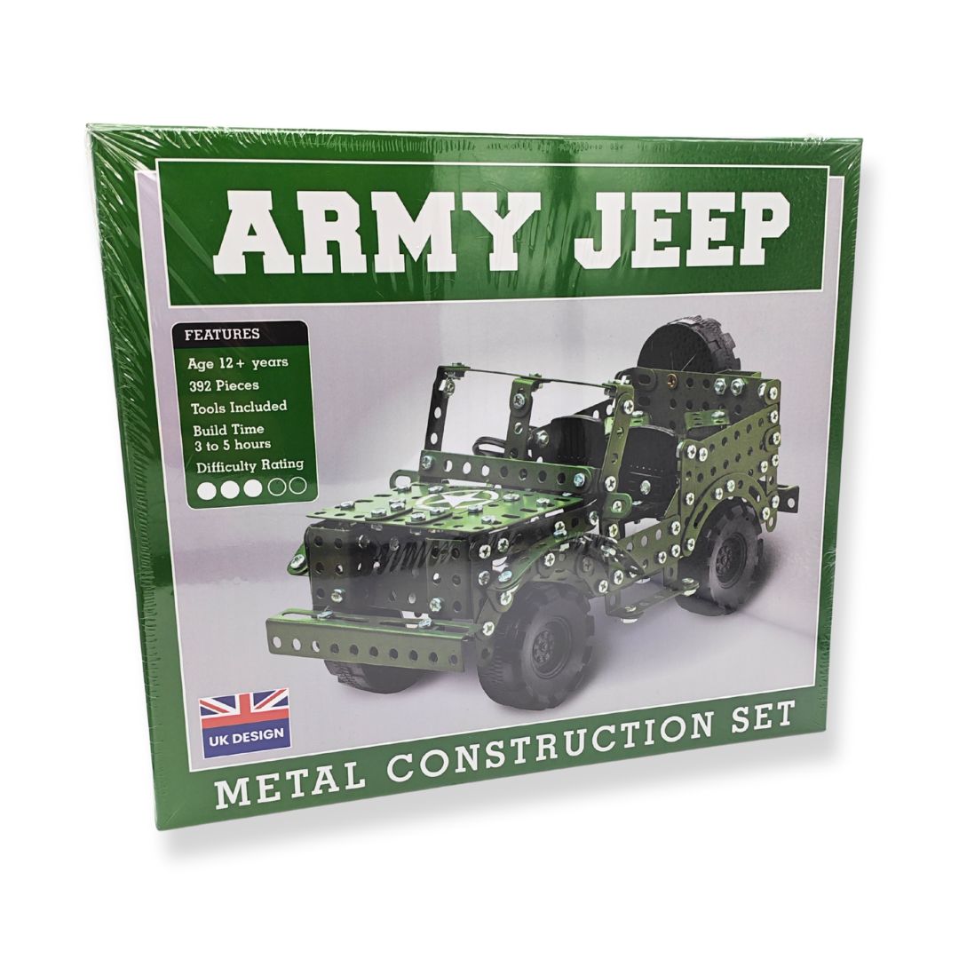 Army Jeep Metal Construction Set
