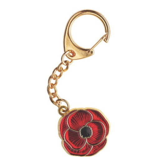 Gold Poppy Keyring
