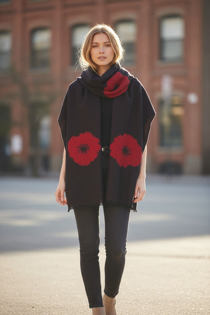 Large Poppy Scarf