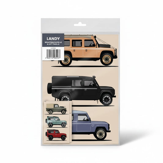 Landy Gift Wrap and Tags