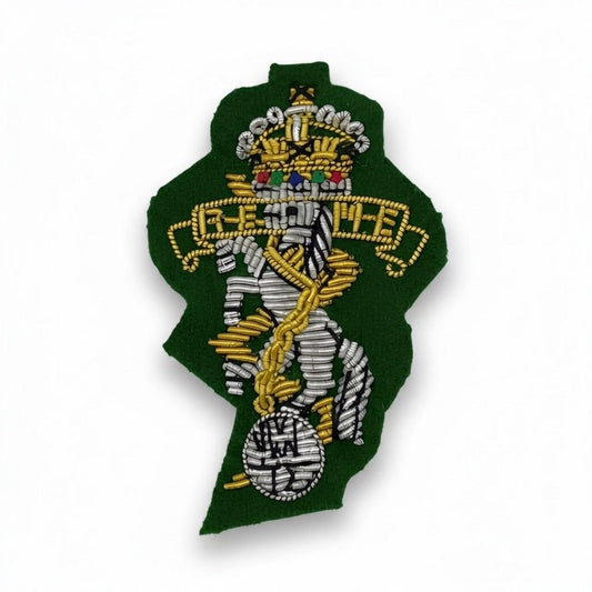 REME KC Officer Cloth Cap Badge