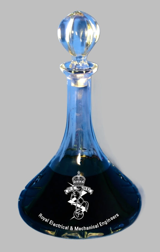 REME Crystal Cut Port (Ships) Decanter