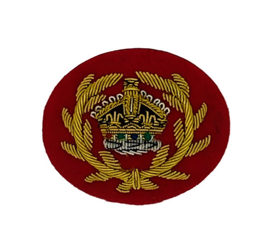 AQMS & RQMS WO2 Crown Mess Kit Badge