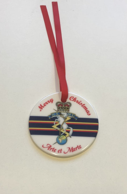 REME Christmas Circle Decoration