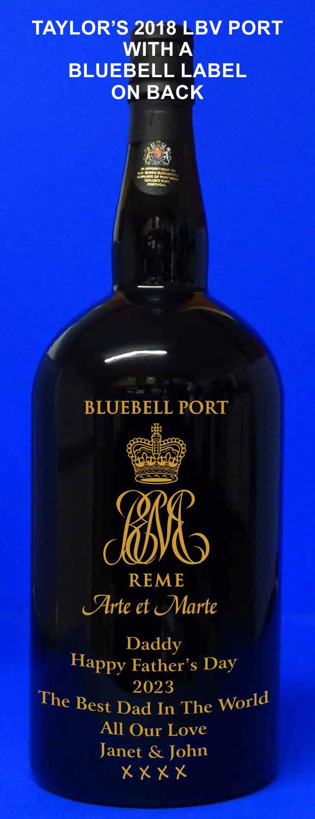Bluebell REME MAGNUM Port - Personalised